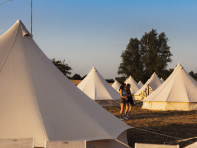 Private Campsite Bell Tent 4x4m