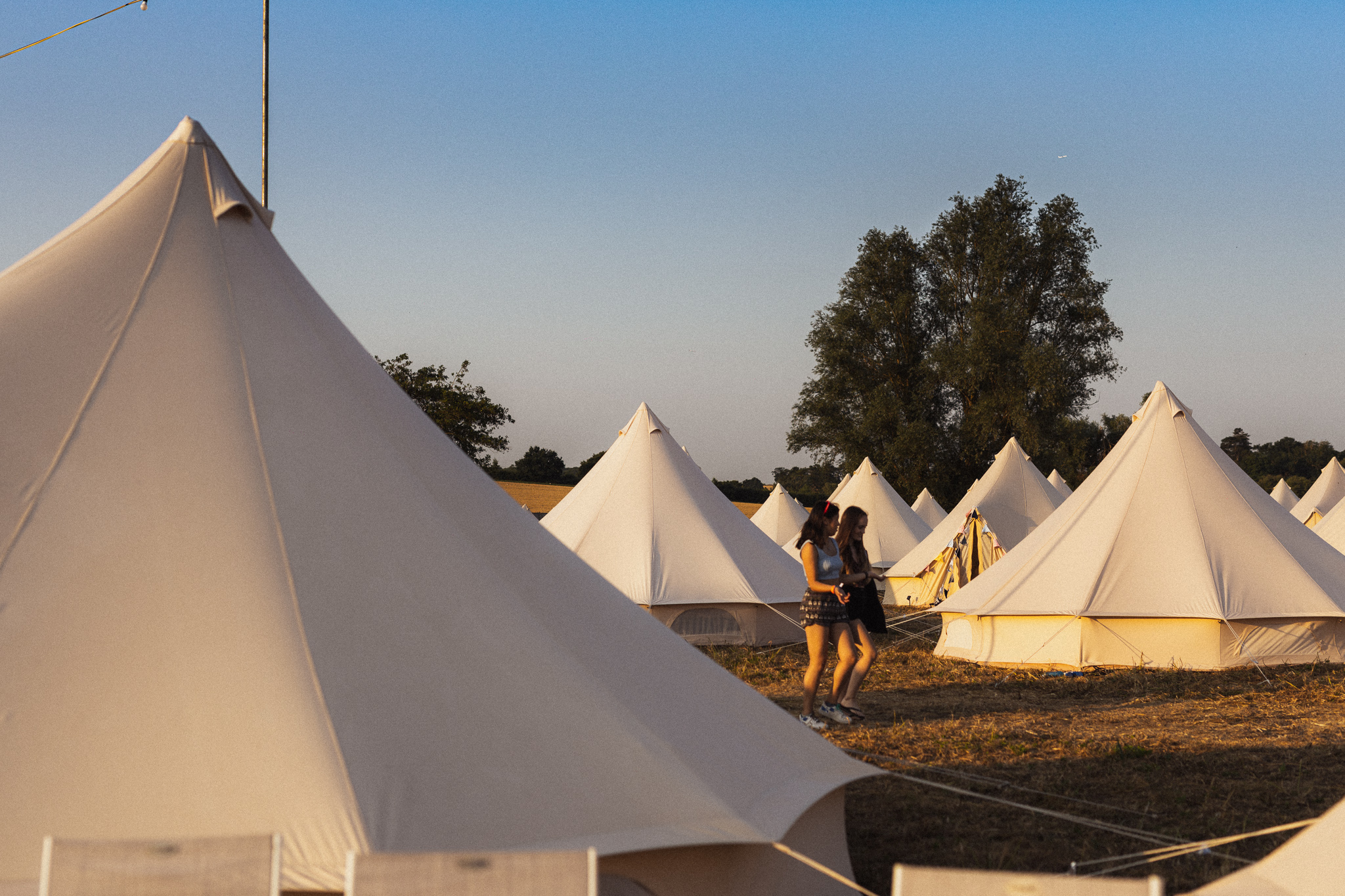 Private Campsite Bell Tent 4x4m